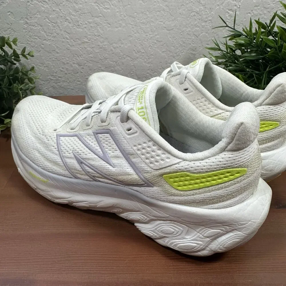 New Balance Fresh Foam X 1080v13 White Lime Leaf Women's Size 8